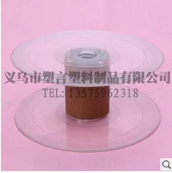 Transparent Disc Features Arbitrary Combination Of Decorative Ties