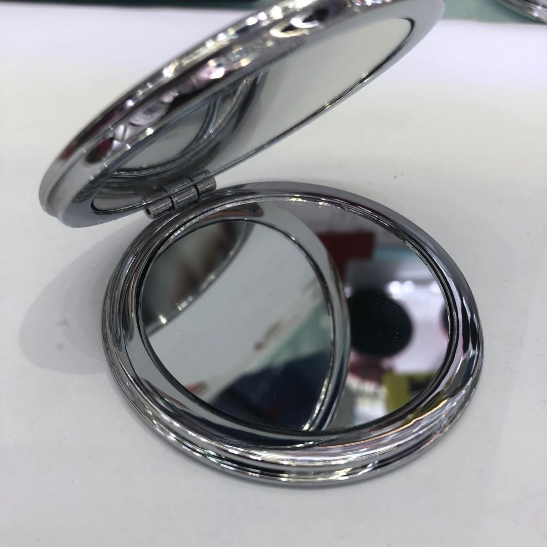 小碎花小镜子随身化妆镜可爱便携折叠学生镜产品图