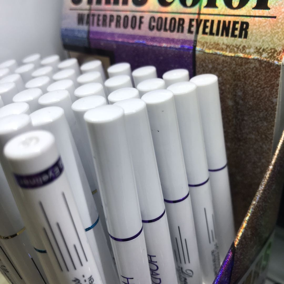 Factory Direct Sales Milai Box White 48 With Waterproof Lock Color Eyebrow Pencil Specification drawing