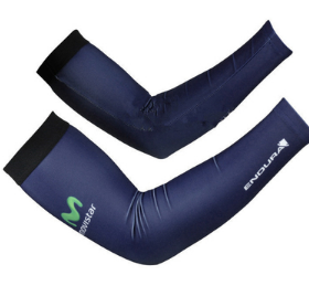 Navy blue tight quick dry ice silk sleeve equipped with sunscreen hand sleeve breathable wrist shield thumbnail