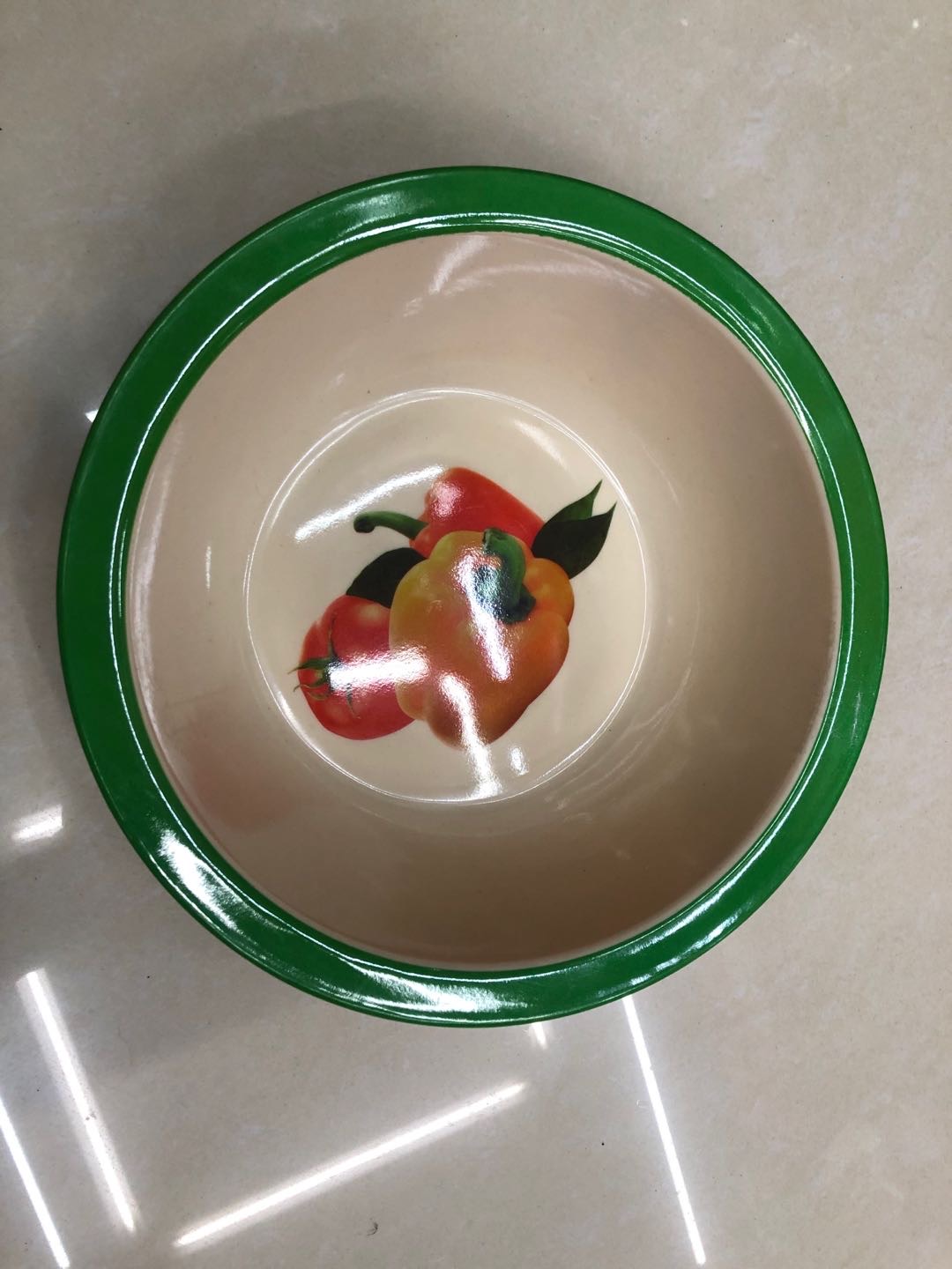 深型搪瓷碗怀旧搪瓷饭盆老式盆子汤碗汤盆多