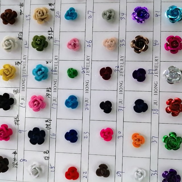 DIY electroplated rose jewelry and clothing accessories
