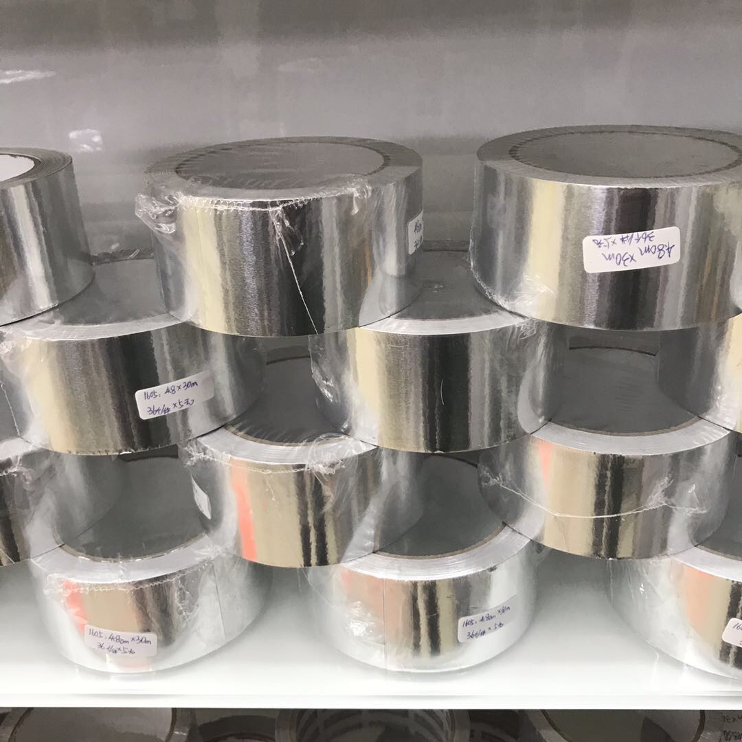 隔热耐高温自粘铝箔胶带冰箱水管密封防水胶带油烟机补漏补锅锡纸1