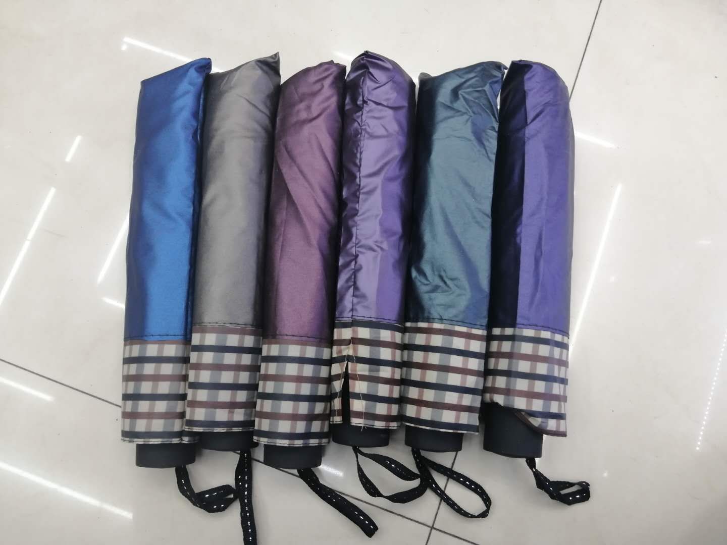 批发三折创意晴雨两用自动伞礼品伞雨伞广告伞