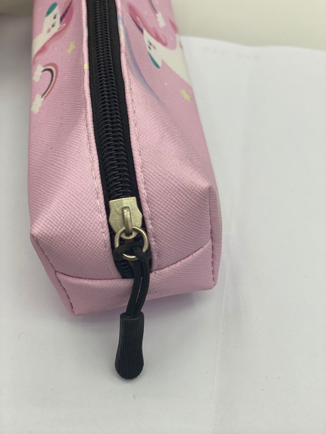 Unicorn Digital Square Bag Cool Cute Pen Box Primary School Kindergarten Pen Box Pencil Bag Specification drawing