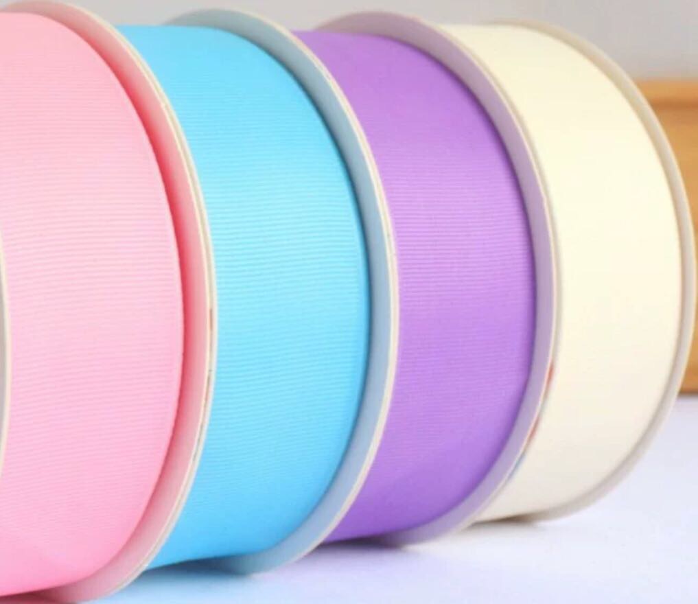 Webbing section, silk ribbon, ribbon 3.8cm ribbed ribbon, handmade wedding webbing, decorative satin ribbon, gift packaging ribbon, threaded ribbon Specification image