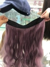 Tanglong matte high-temperature silk wig with hat wig cover (detachable) Velcro wig pieces details Picture