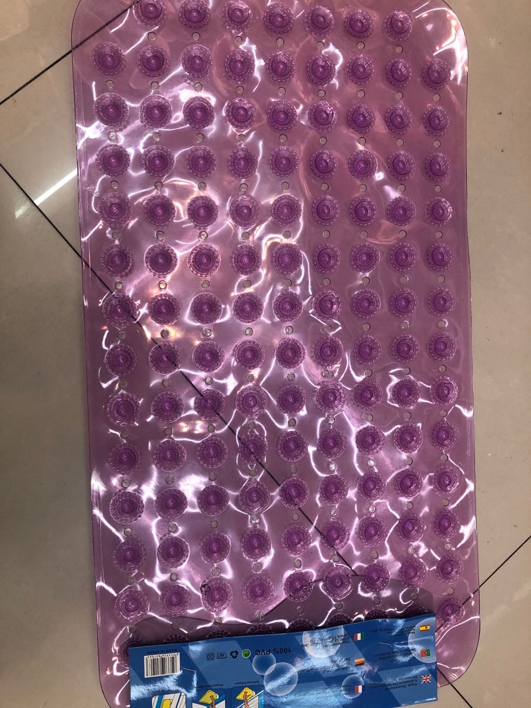 Household anti-slip mat, bathroom, plastic waterproof mat Specification image
