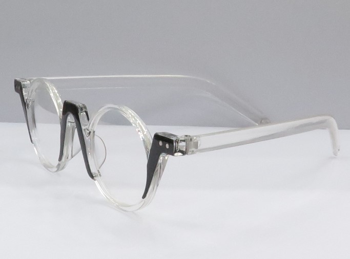 Student myopia glasses frame Flat light glasses, low-key and lightweight photography style, unisex OC Frameless 9805 details Picture