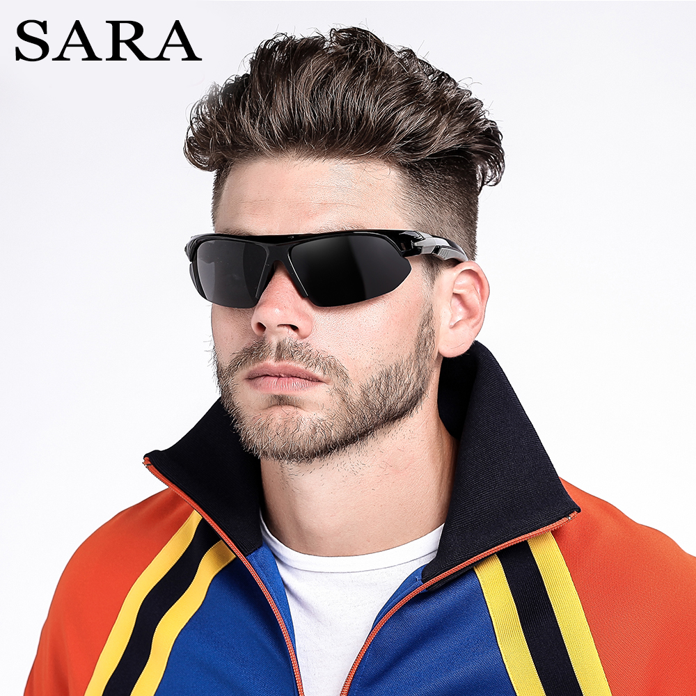 New sunglasses 2020 fashion men's drive fishing glasses square polarizer Sarah glasses thumbnail