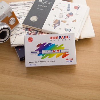 Baoyang Zhongbai Press Multi-Color Paint Pen Can Be Customized Manufacturers Discount Wholesale 12