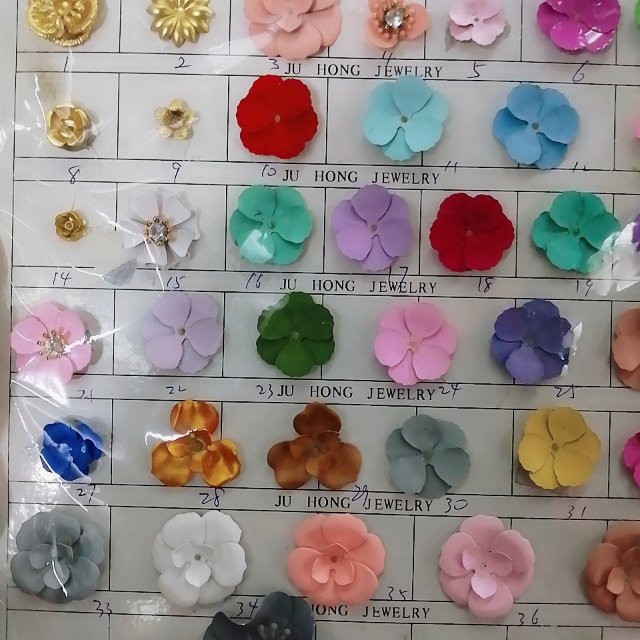 批发厂家直销用途广泛喷漆亚光色花饰品配件