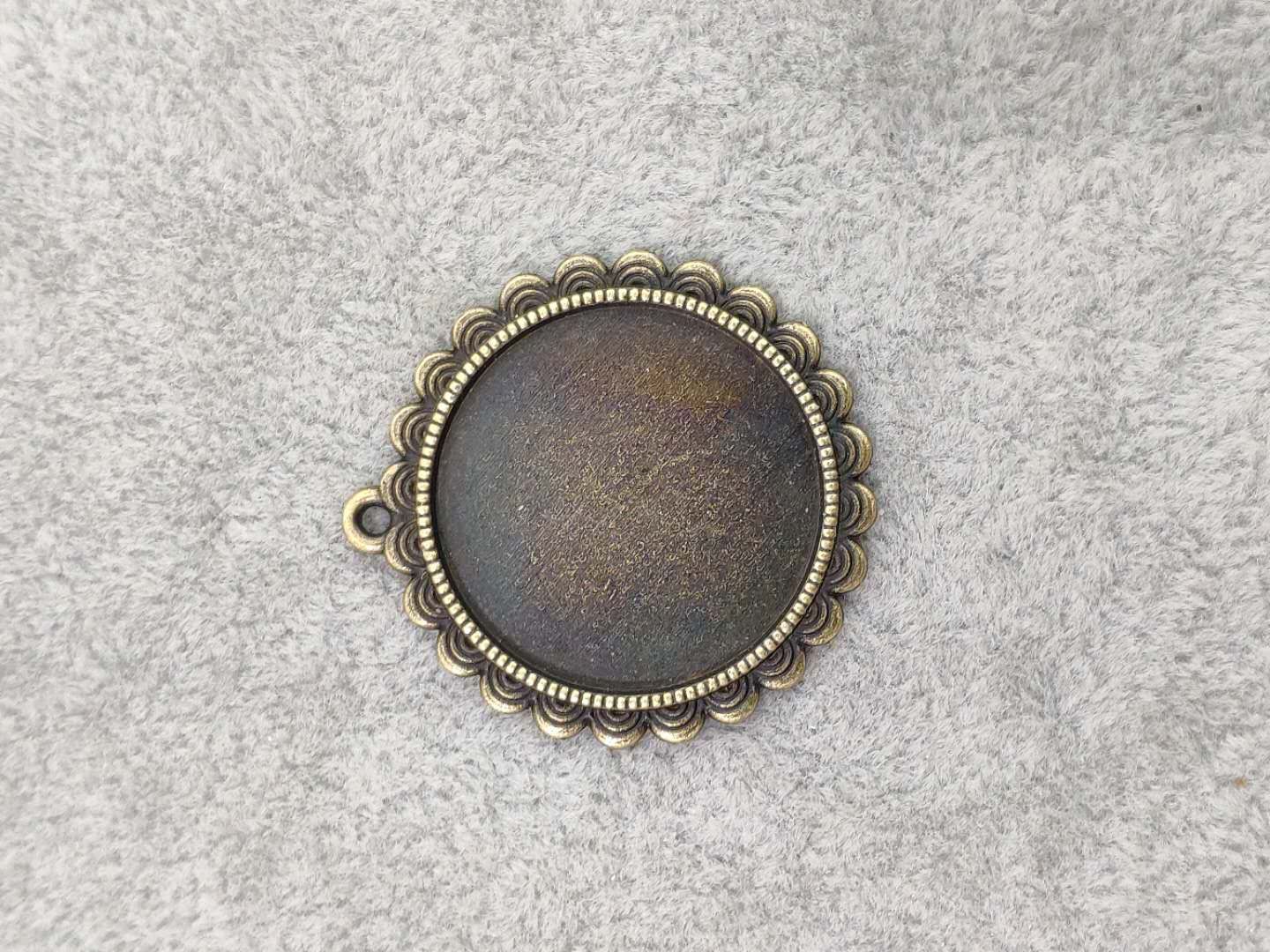 合金底托饰品配件批发合金底托饰品配件批发diy饰品配件H519号合金饰品配件挂坠配件产品图