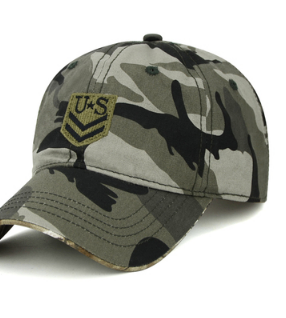 棒球帽子男士01迷彩军帽鸭舌帽潮流户外休闲防晒帽