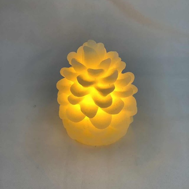 榛子形状电子蜡烛灯暖光夜灯LED蜡烛