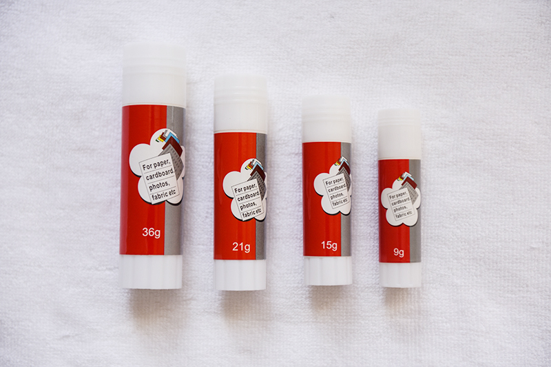 Solid glue PVA adhesive products Office hotel school supplies Specification drawing