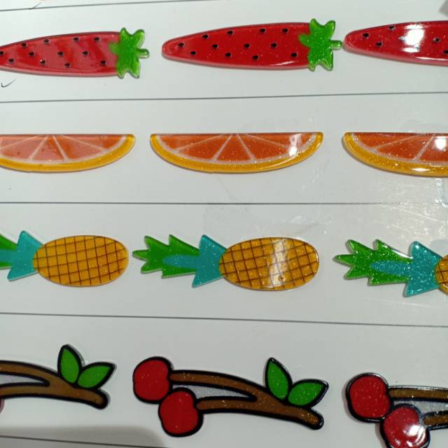 5厘米左右亚克力水果系列小饰品产品图