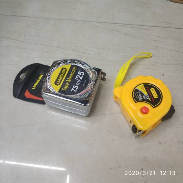 7.5M Tape Measure Steel Tape Measure Box Measure Portable Tape Measure Woodworking Horticulturist Specification drawing
