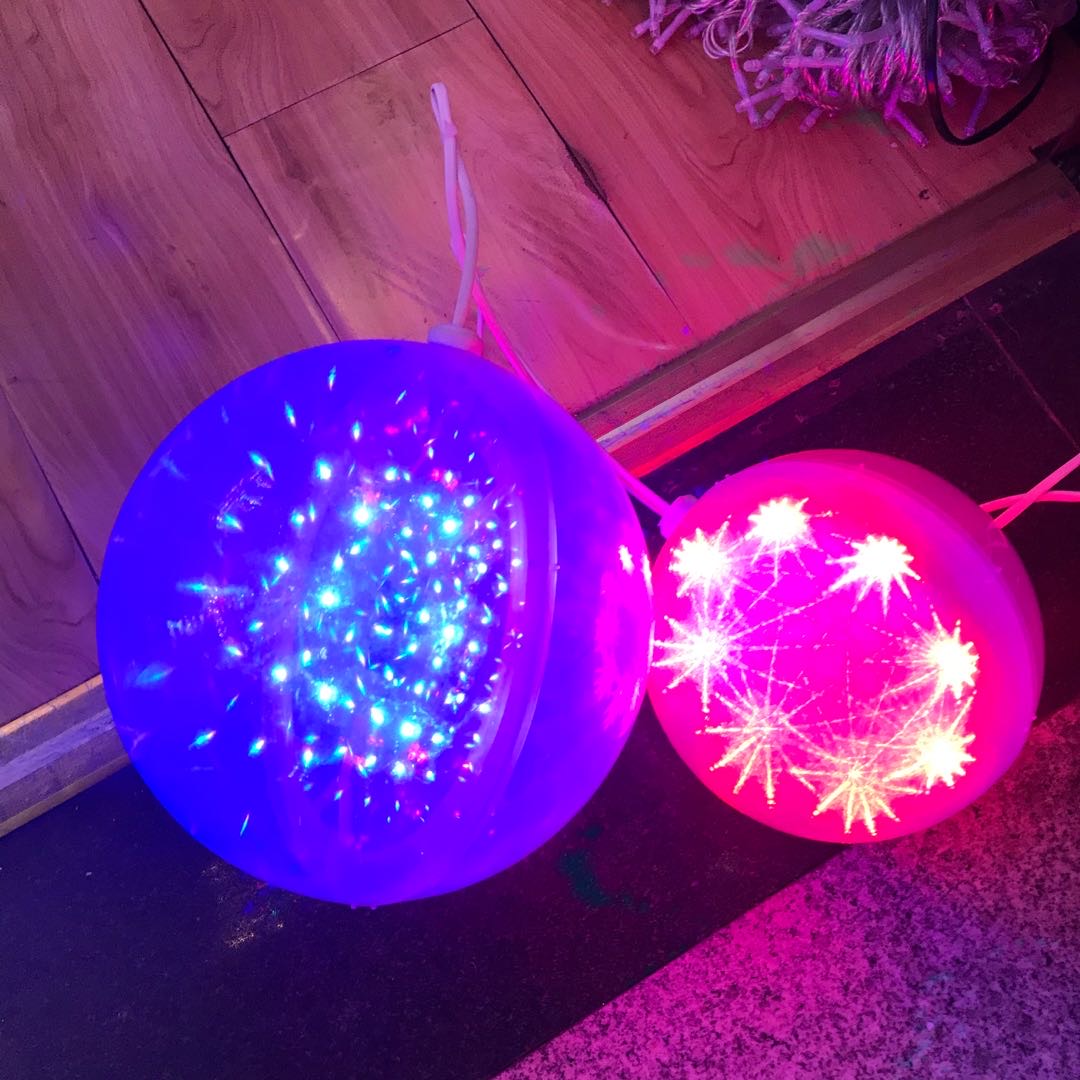 led发光球灯 圆球灯七彩充电遥控户外防水装饰别墅庭院草坪圆形灯