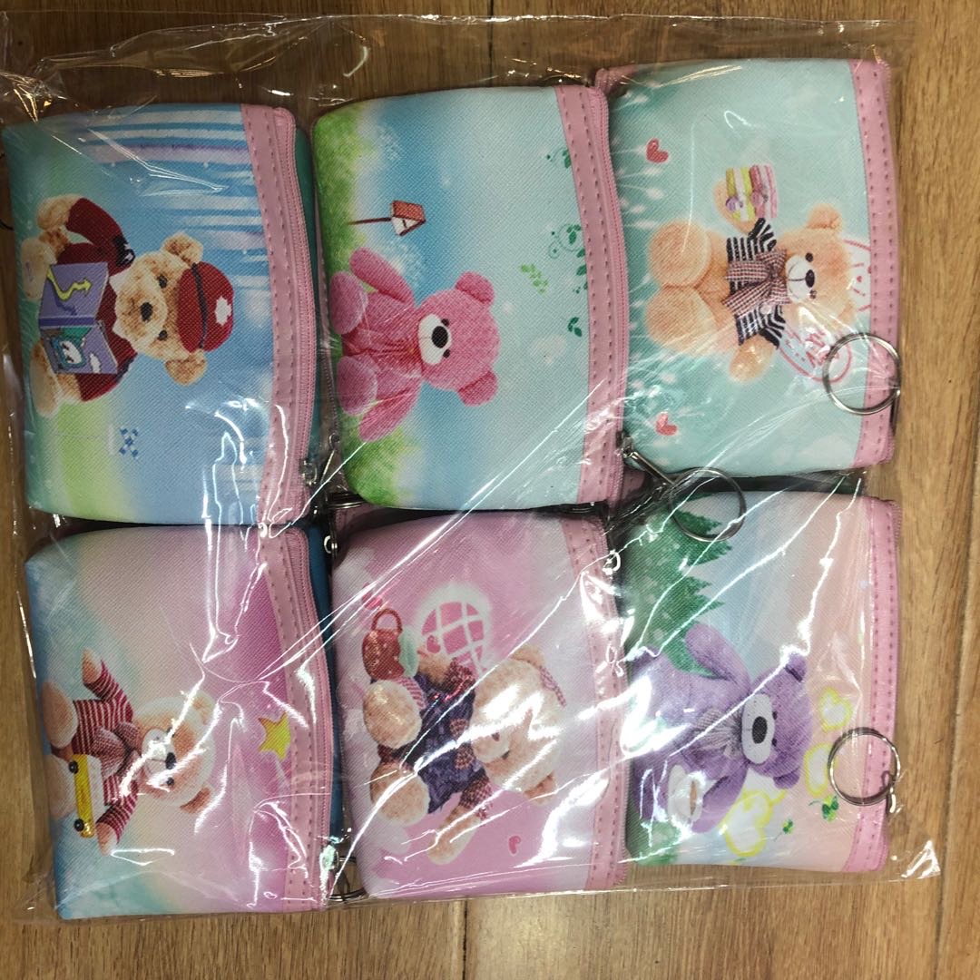 小熊零钱包小钱包可爱钥匙包学生硬币包