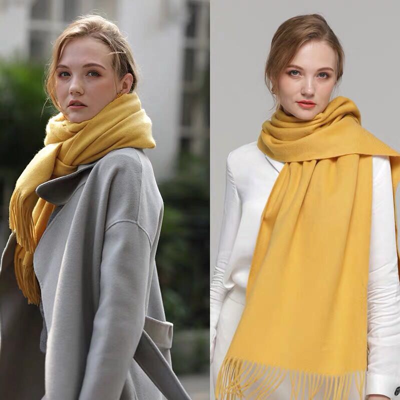 Women's Fashion Trend To Match The New Multi-Colored Warm Scarf Specification drawing