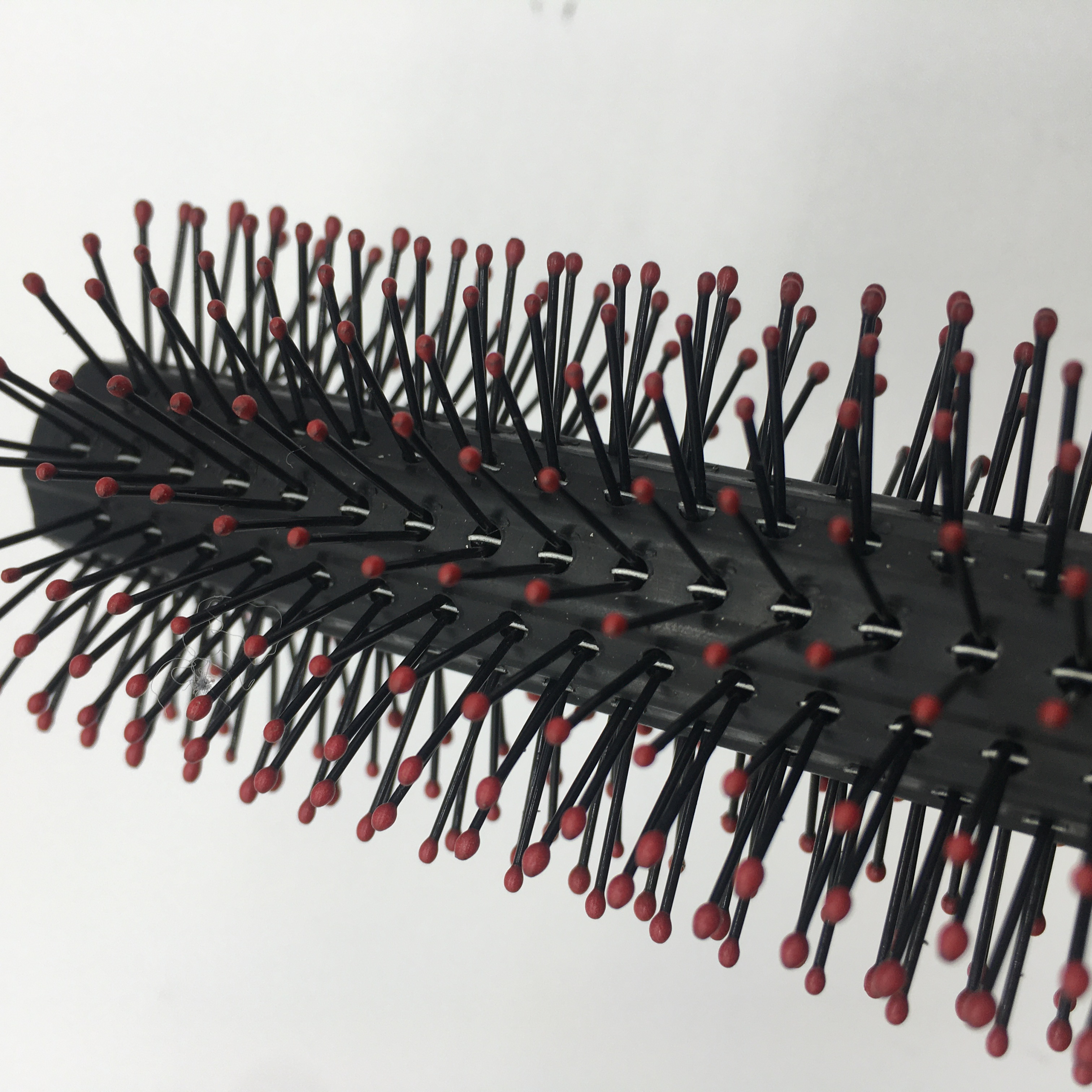 Black pointed-tail curly hair comb anti-static electric comb, a popular comb gift Specification image