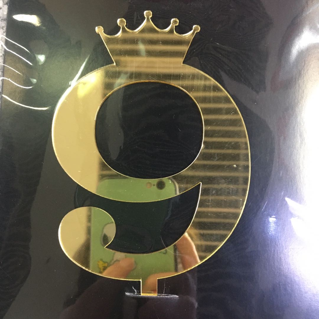 创意数字亚克力生日蛋糕插婚礼蛋糕插蛋糕装饰 0-10数字产品图
