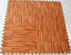EVA木纹地垫拼图防滑防潮美观垫子产品图