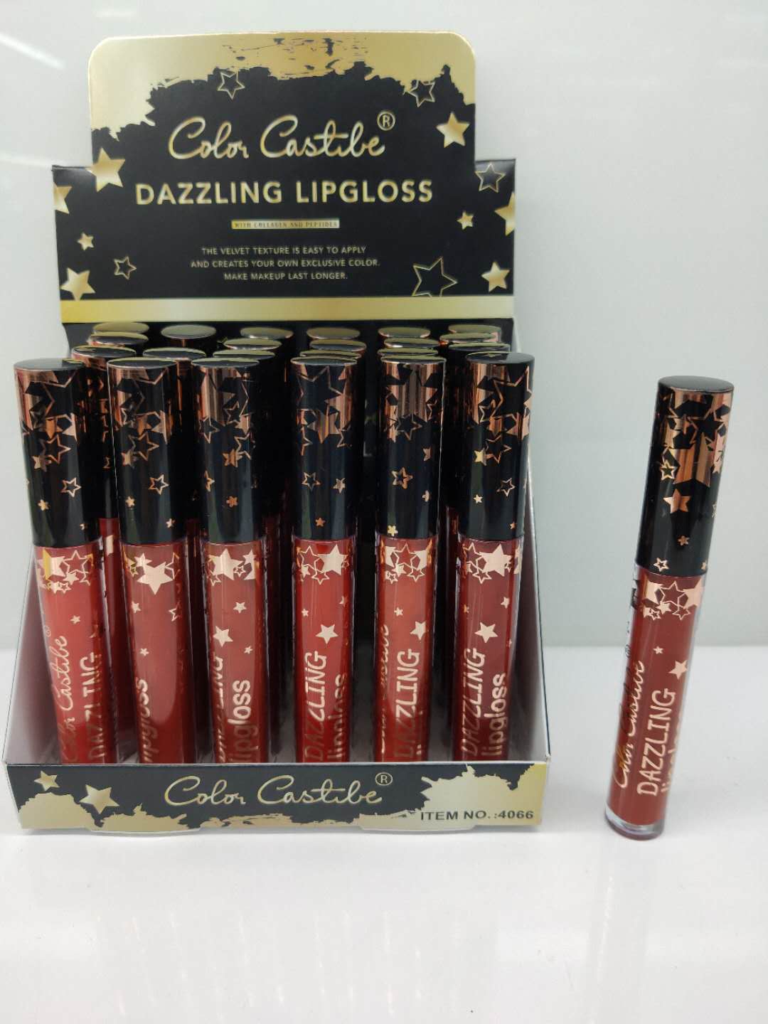 4066 Brilliant Star Matte Lip Gloss Lip Gloss Mirror Liquid Lipstick Specification image