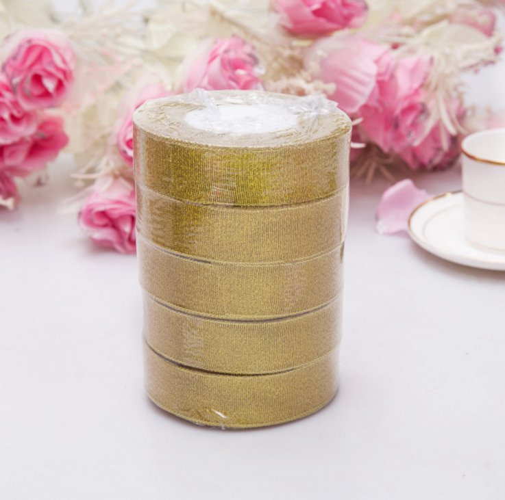 Gold scallion ribbon, gold thread ribbon, silver scallion ribbon, silver thread ribbon, gold and silver scallion ribbon, 3cm gift packaging, baking ribbon
