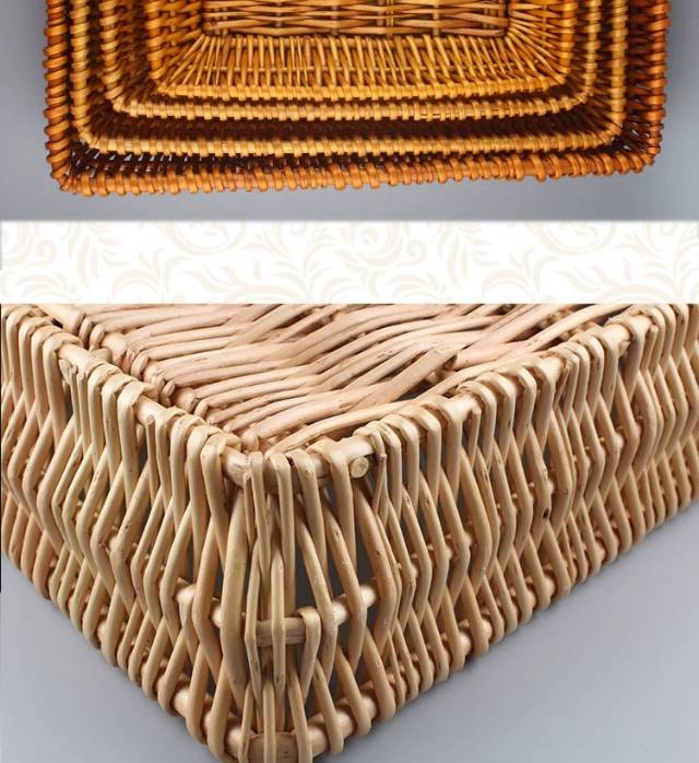 脏衣收纳篮藤编脏脏衣服玩具收纳筐洗衣筐脏衣桶田园布艺细节图