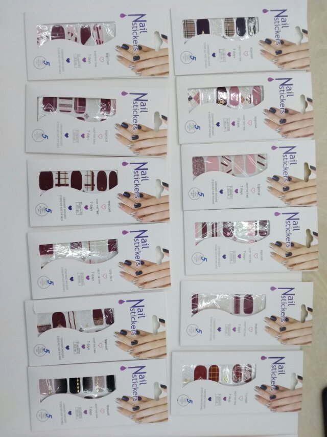 Loose powder crystal 12 decorative beauty nail stickers thumbnail