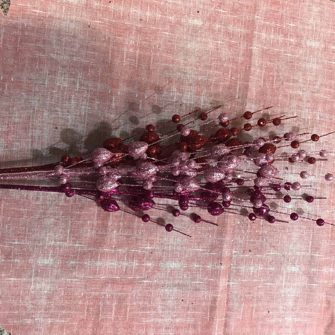 Full Gold Powder Pe Simulation Flower Cartoon Flower Bouquet Diy Gold Powder Flower Valentine's Day Bouquet Bright Pink Roses 🌸