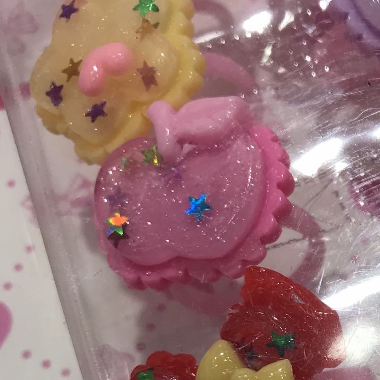 Rings, rings, children's rings, princess and baby accessories, girl toy rings, lady accessories, girl gifts, warm and cozy Specification image