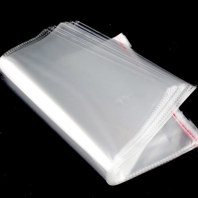 现货处理 OPP自粘袋不干胶袋批发服装包装袋透明袋塑料袋5丝定制图