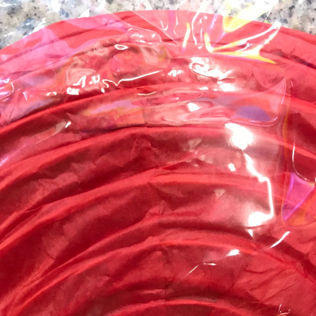 Factory direct sales and wholesale of folding lantern paper paste without candles, oval mixed color 600pc Specification image