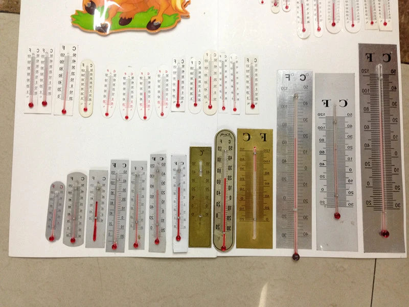 Factory Direct Sales; Wholesale Supply Of Arts And Crafts Accessories Cardboard Thermometer, Aluminum Thermometer, Self-Adhesive Thermometer Accessories