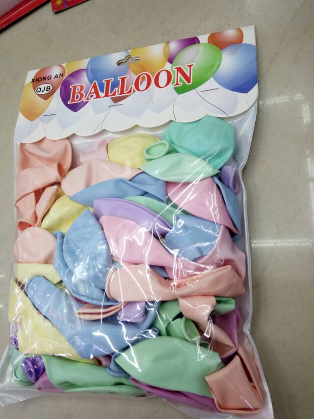 多色PVC马卡龙气球产品图
