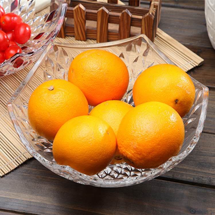 Europa cristal compota engrosada sin plomo cristal transparente compota hexagonal espada fruta y fruta lucha details Picture