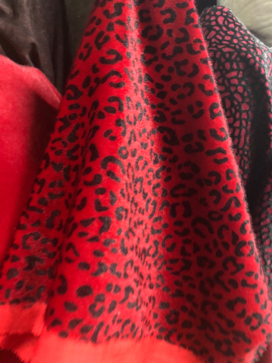 Classic Fashion Trend Personality Color Clear Big Leopard Print Fabric