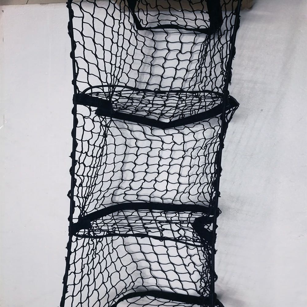 速卖通爆款汽车后备箱网兜三格行李网三格立体款网兜112*30*30细节图