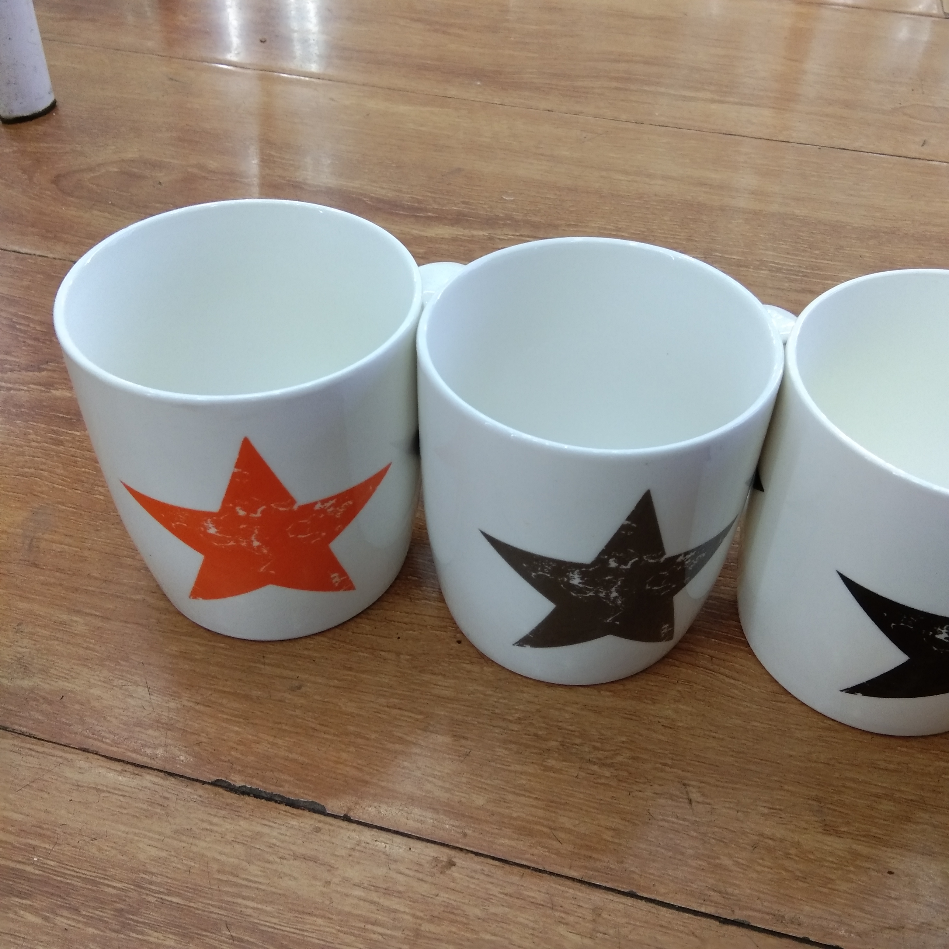 Ceramic five-pointed star cup creative mug Xingbi XB093 details Picture