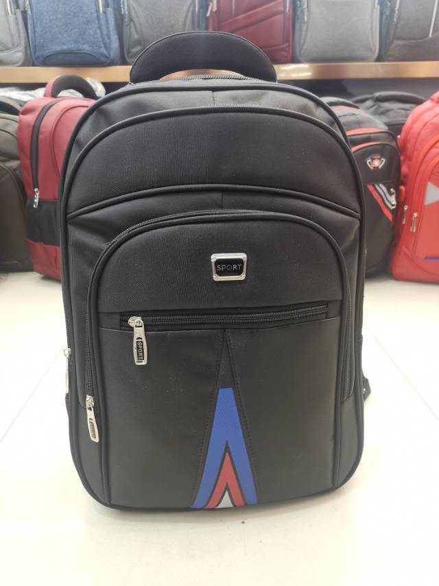 Fashion Personality Men's Schoolbag Travel Bag Multi-Functional Waterproof Canvas Backpack, Price Negotiable