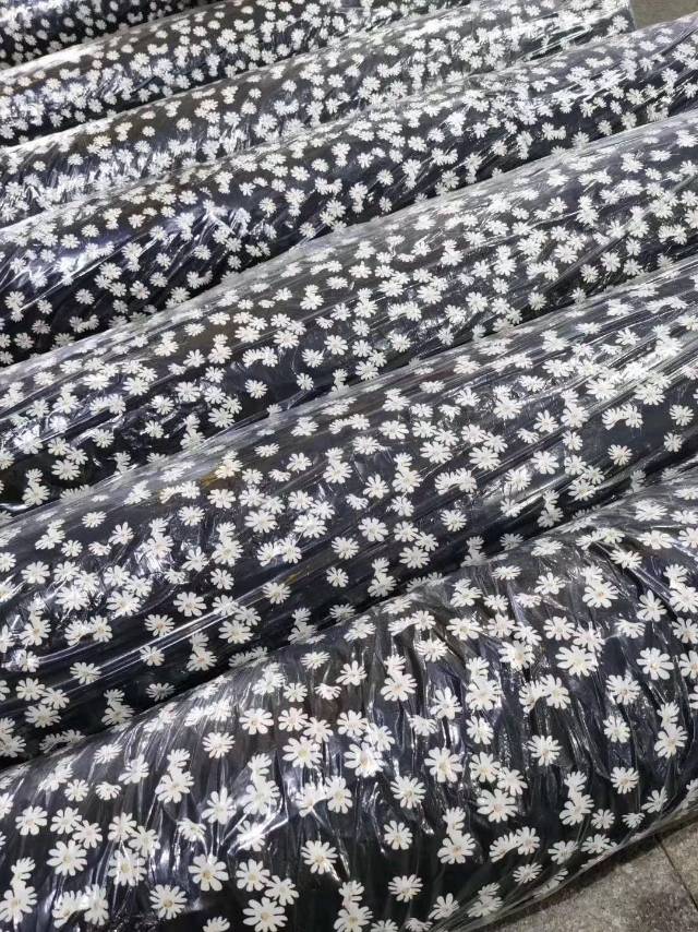 Korean Mesh Printing Brocade Spandex Is Suitable For Making Clothing Fabric details Picture