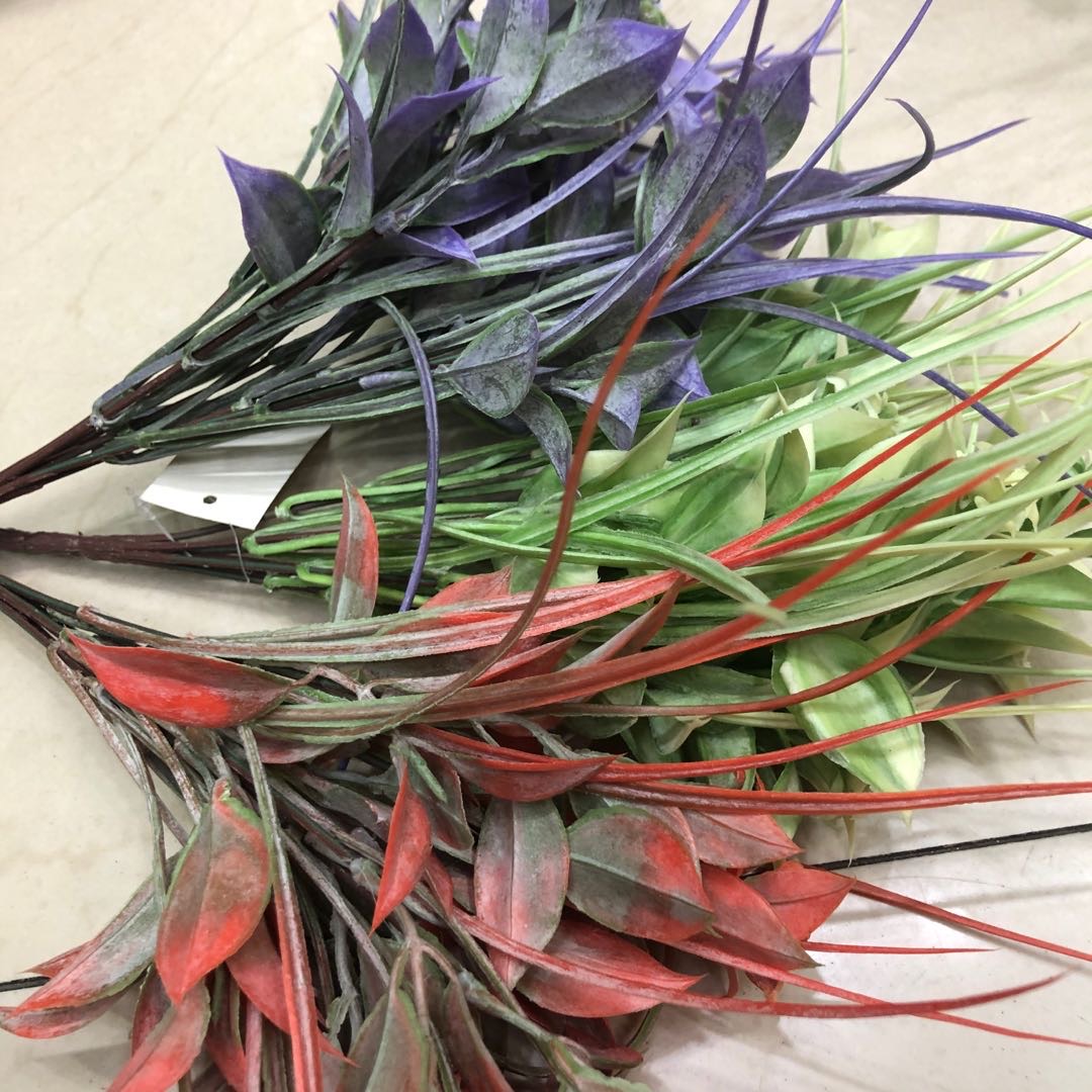 假叶子仿真树叶花装饰ins风绿叶植物单支高品质家居软装花艺配材