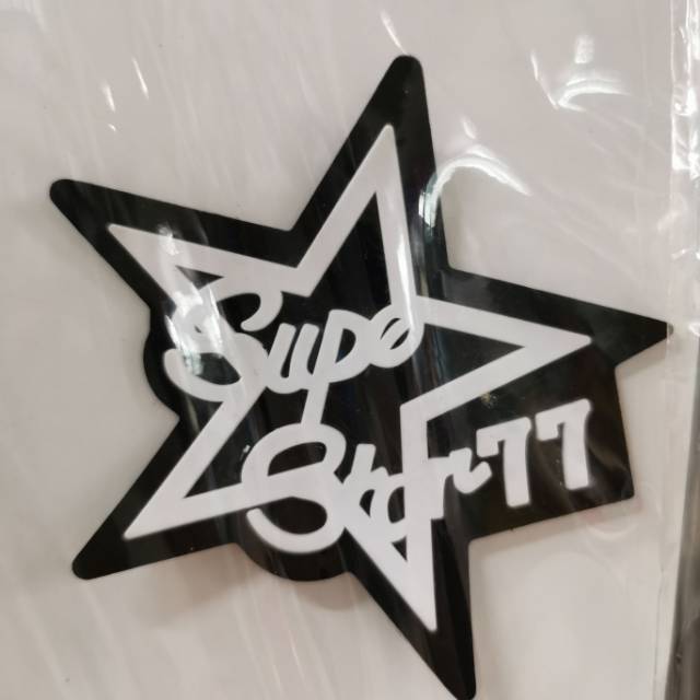 黑白字母五角星图案软胶水软硅胶贴片服装辅料鞋帽装饰片