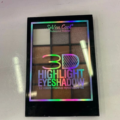 3D Square Box Multicolor Eyeshadow Tray Eyeshadow Box