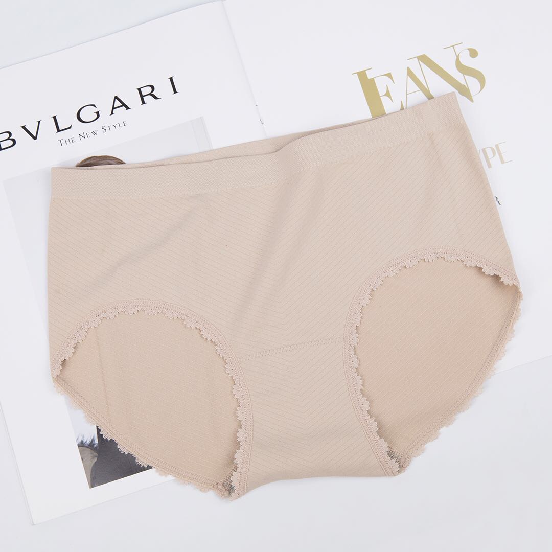 Qi Scene Mid-Waist Seamless Super Elastic Comfortable Bamboo Fiber Underwear 2238 Specification drawing