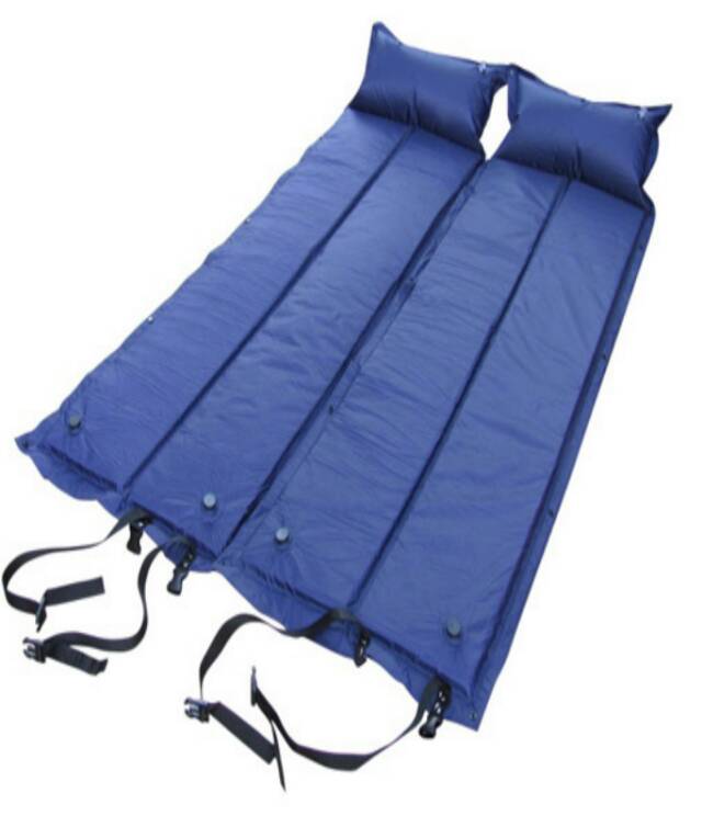JUNGLE KING单人对折带枕自动气垫防潮垫海绵垫可拼接野营地垫详情图2