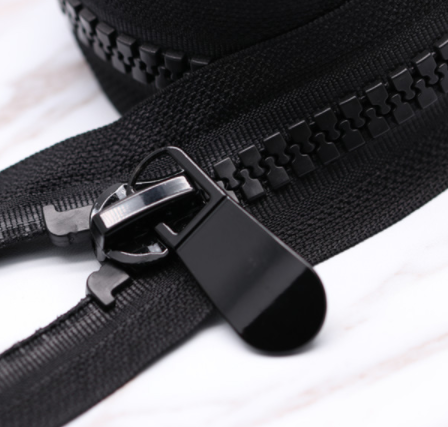 Wholesale Double Needle Nylon Zipper Black And White Spot Duvet Cover Pillow Case Bag Home Textile Code Plastic Zipper Specification drawing